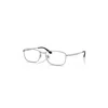 Ray Ban Eyeglasses Unisex Rb8775 Optics - Silver Frame Demo Lens Lenses Polarized 56-17