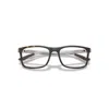 Ray Ban Rb8908 Optics Eyeglasses Matte Gunmetal Frame Clear Lenses Polarized 55-18 In Gray
