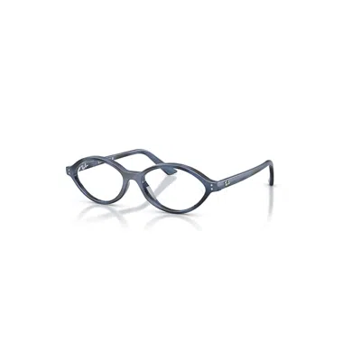 Ray Ban Romy Optics Bio-based  Havana Blau Fassung Klar Glas Polarisiert 54-16