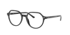 Ray Ban Thalia Optics Eyeglasses Shiny Black Frame Clear Lenses Polarized 49-18 In Shiny Black