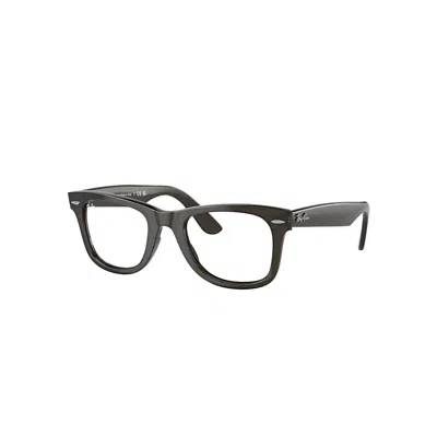 Ray Ban Rx4340v Eyeglasses In Transparent Green