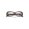 Ray Ban Rb2221v Optics Eyeglasses Havana Frame Clear Lenses Polarized 53-18 In Brown