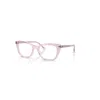 Ray Ban Rb5433 Optics Change  Lila Wellen Selbsttönend Fassung Klar Glas Polarisiert 52-19