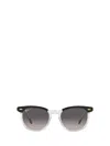 Ray Ban Hawkeye Sunglasses Black Frame Grey Lenses Polarized 50-21 In Black
