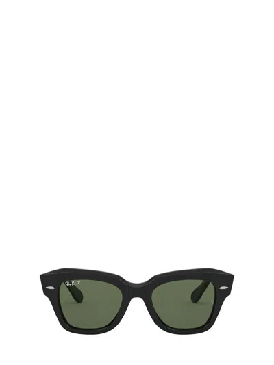 Ray Ban State Street Black Wayfarer Sunglasses