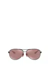 Ray Ban Gradient-lenses Aviator-frame Sunglasses In Black