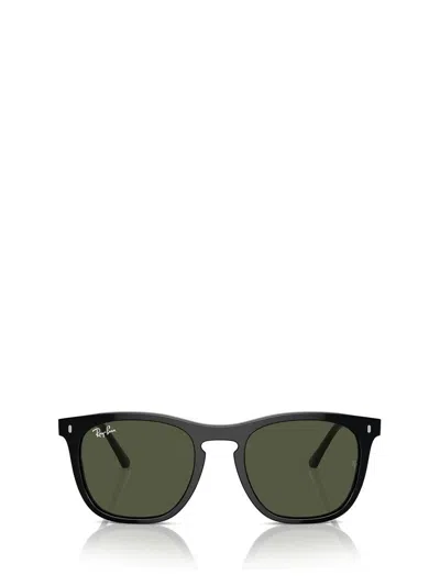 Ray Ban Ray-ban Clubmaster Metal 58mm Polarized Square Sunglasses In Black