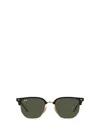 Ray Ban Ray-ban Womens Black Rb4416 New Clubmaster Propionate Sunglasses In Black On Gold