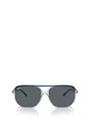 Ray Ban Ray In Blue On Transparent Blue