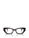 Ray Ban Ray-ban Womens Black Rx7330 Zena Round-frame Acetate Optical Glasses In Brown