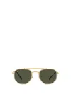 Ray Ban Ray-ban 52mm Irregular Aviator Sunglasses In Gold