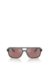 Ray Ban Rb4414m Scuderia Ferrari Collection Sunglasses Transparent Grey Frame Silver Lenses Polarized 58-17 In Grey