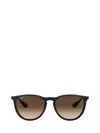 Ray Ban Women's Ray-ban Erika Rb4171 631513 Sunglasses In Mirror Blue On Light Brown