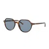 Ray Ban Womens Brown Rb2195 Thalia Square-frame Acetate Sunglasses In Multicolor