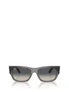 Ray Ban Ray-ban Womens Grey Rb0947s Carlos Rectangle-frame Acetate Sunglasses In Opal Dark Grey