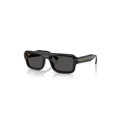 Ray Ban Flacko Puffer Sonnenbrillen Schwarz Fassung Schwarz Glas 54-23 In Black