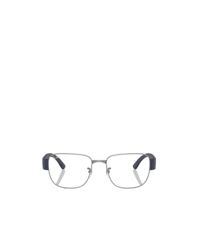 Ray Ban Frameless Flat Mirror In Gray
