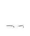 Ray Ban Frameless Flat Mirror In White