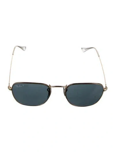 Pre-owned Ray Ban Frank Aviator Sunglasses In Gold