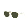 Ray Ban Frank Rb3857 919631 Sunglasses In Gold