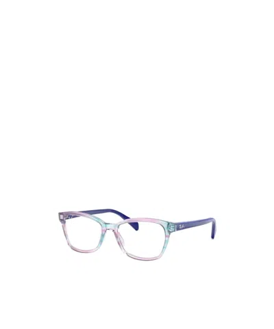 Ray Ban Full-frame Flat Mirror In Blue
