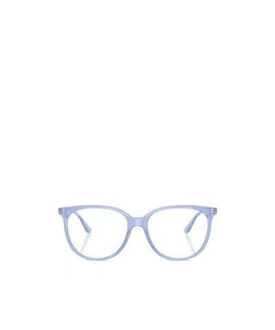 Ray Ban Full-frame Flat Mirror In Blue