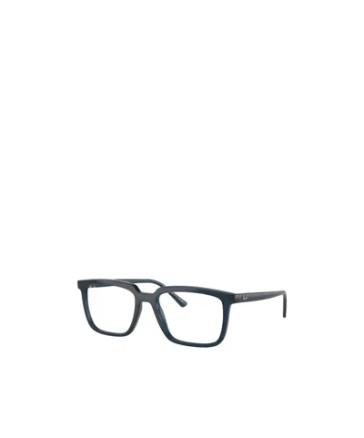 Ray Ban Full-frame Plain Mirror In Burgundy