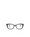 Ray Ban Full-frame Plain Mirror In Burgundy