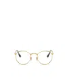 Ray Ban Full Frame Plain Mirror In Gold