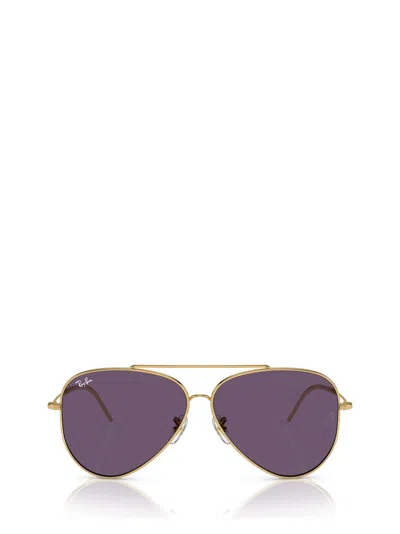 Ray Ban Full Frame Sunglasses In Purple