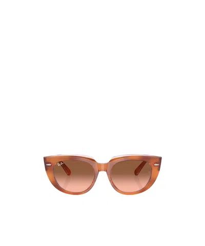 Ray Ban Full Frame Sunglasses In Brown