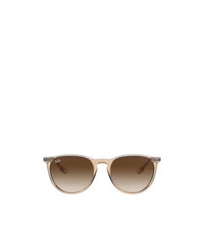 Ray Ban Full Frame Sunglasses In Nude