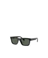Ray Ban Warren 57mm Rectangular Sunglasses In Black