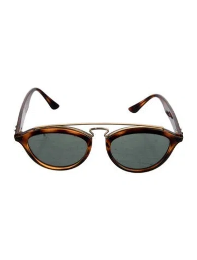 Pre-owned Ray Ban Gatsby Ii Wayfarer Sunglasses In Brown