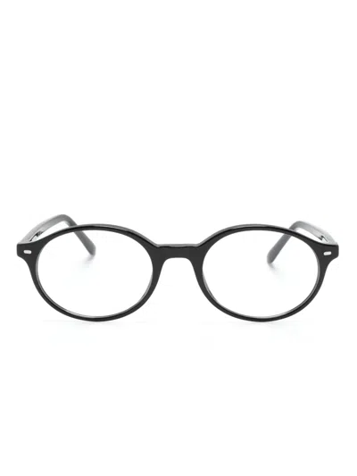 Ray Ban Geman Round-frame Glasses In Black
