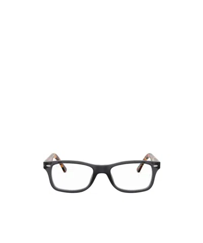Ray Ban Geometric Flat Mirror In Black