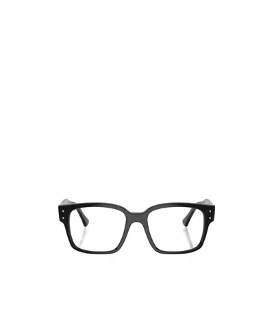 Ray Ban Geometric Flat Mirror In Black