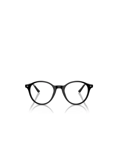 Ray Ban Geometric Flat Mirror In Black