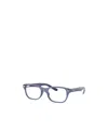 Ray Ban Geometric Flat Mirror In Gray