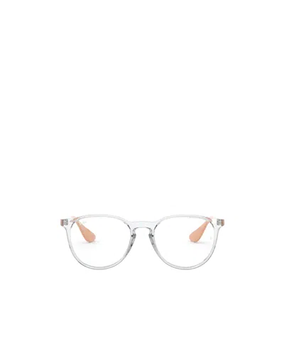 Ray Ban Geometric Flat Mirror In Metallic