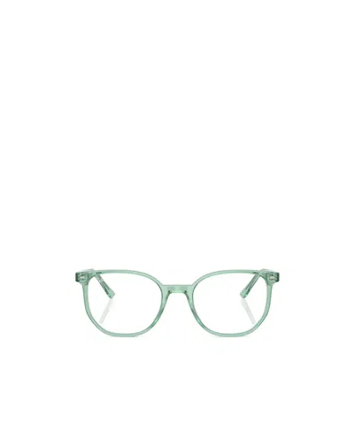 Ray Ban Geometric Flat Mirror In Transparent