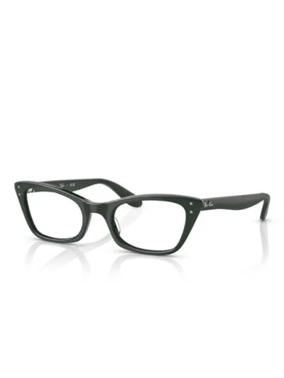 Ray Ban Geometric-frame Glasses In Green
