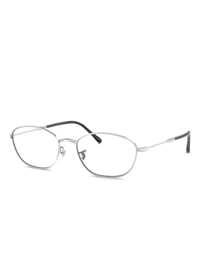 Ray Ban Geometric-frame Glasses In Silver
