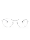 Ray Ban Geometric-frame Glasses In Silver