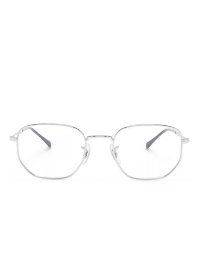 Ray Ban Geometric-frame Glasses In Silver