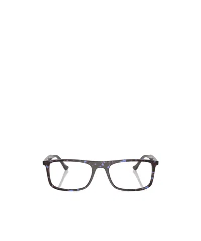 Ray Ban Geometric Frame Plain Mirror In Black