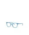 Ray Ban Geometric Frame Plain Mirror In Blue