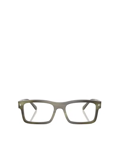 Ray Ban Geometric Frame Plain Mirror In Gray