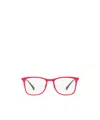Ray Ban Geometric Frame Plain Mirror In Pink
