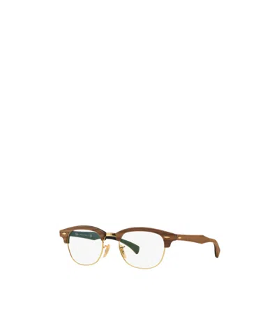 Ray Ban Geometric Frame Plain Mirror In White